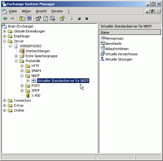 Start Microsoft Exchange System Manager